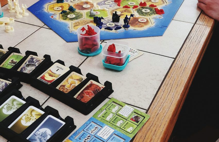 close up hands table